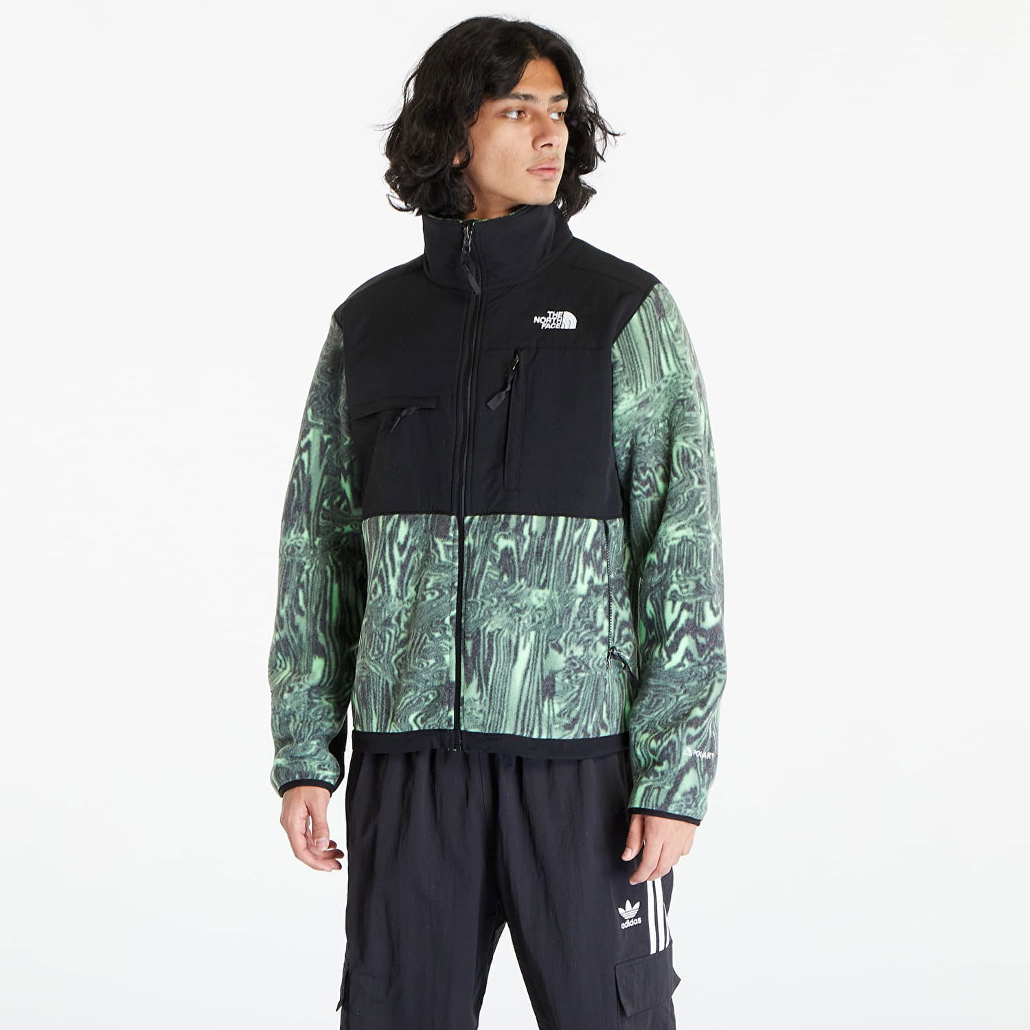 Яке The North Face Denali Chlorophyll Digital Distortion Черно | NF0A7UR2OSZ1, 0