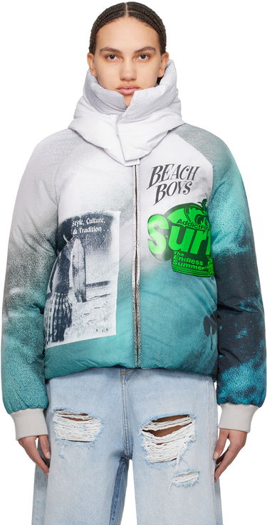 Пухо яке ERL Printed Puffer Jacket Многоцветен | ERL08C002, 0