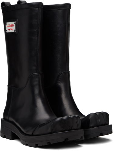 Кецове и обувки Charles Jeffrey Loverboy Charles Jeffrey LOVERBOY Sheathed Moggies Boots Черно | 52150301, 3