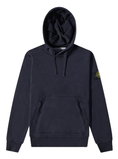 Суитчър Stone Island Garment Dyed Popover Hoodie Тъмно синьо | 761564151-V0020