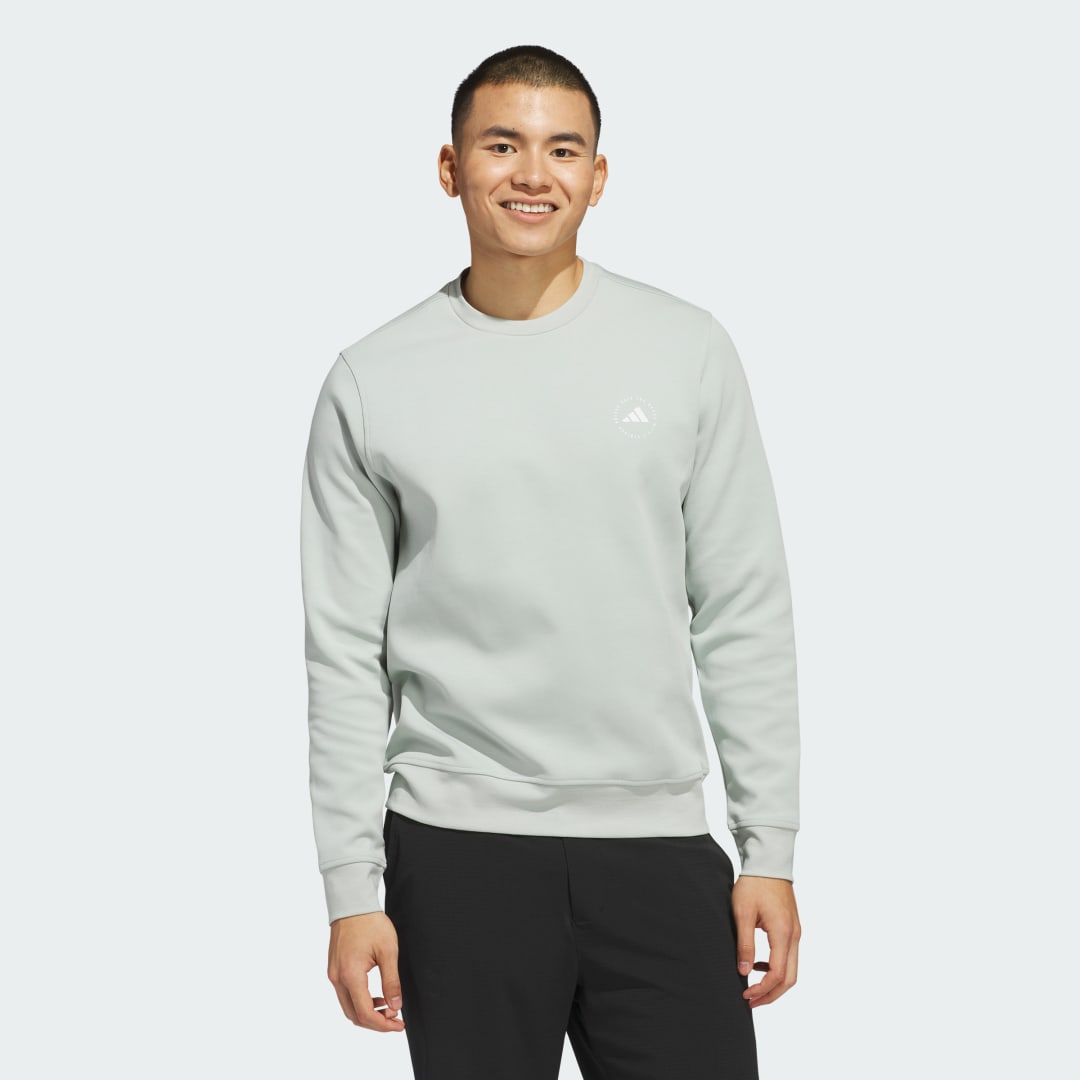 Суитчър adidas Performance Crewneck Sweatshirt Зелено | JF8986, 0