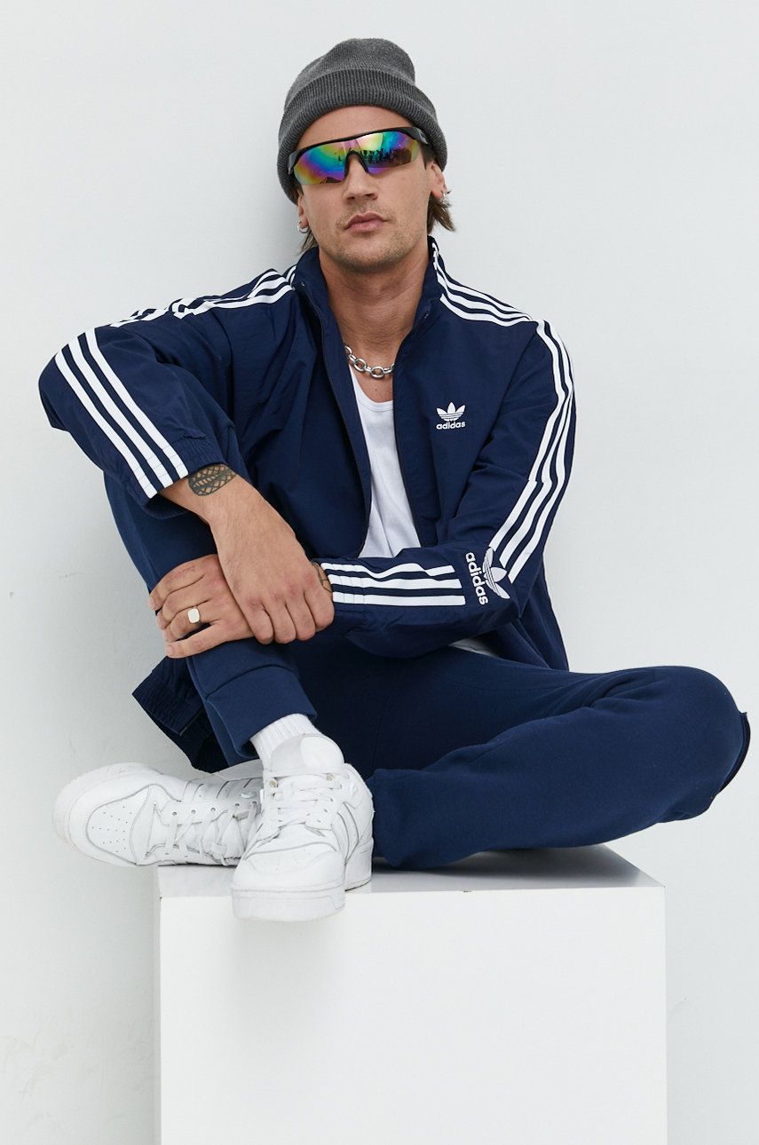 Суитчър adidas Originals Adicolor Classics Lock-Up Track-Top Тъмно синьо | HL2189, 0