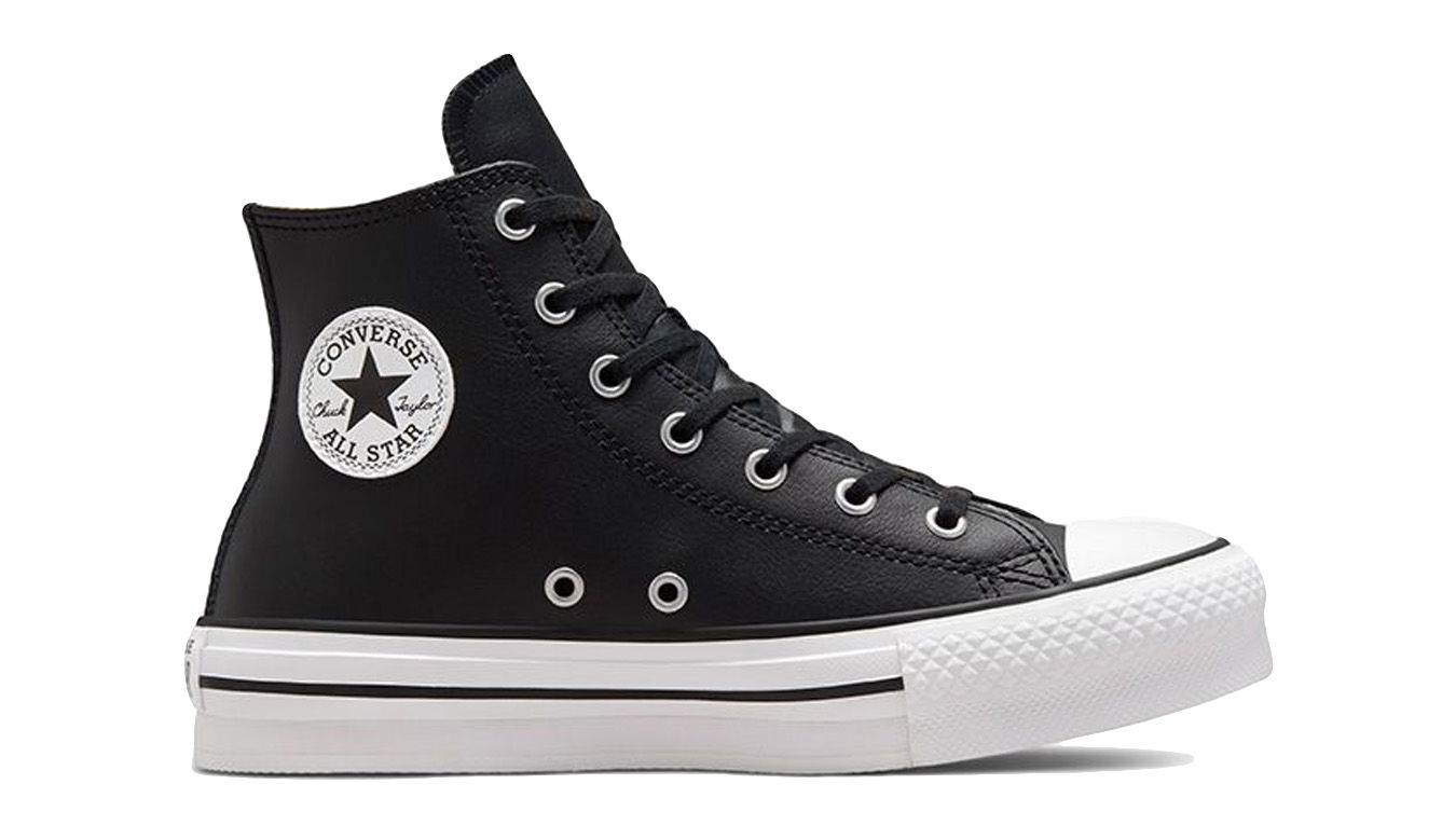 Кецове и обувки Converse Chuck Taylor All Star Eva Lift Platform Leather High Top Черно | A02485C, 0