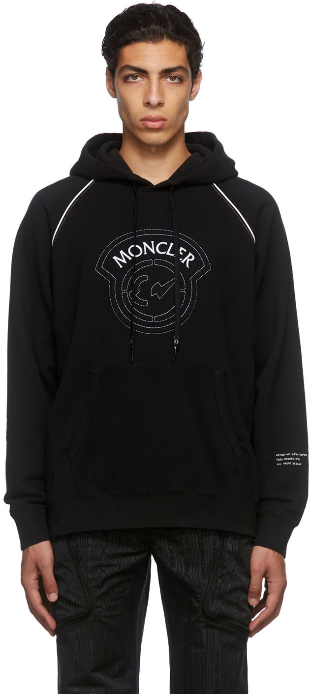 Суитчър Moncler Genius 7 FRGMT Hiroshi Fujiwara Logo Hoodie Черно | G209U8G00008809F4, 0