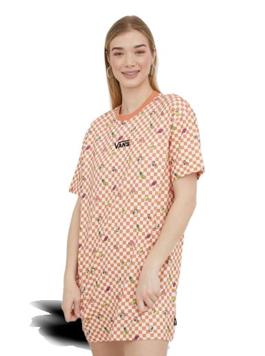 Pокля Vans Oversize Cotton Dress Бежово | VN00046GBRW1