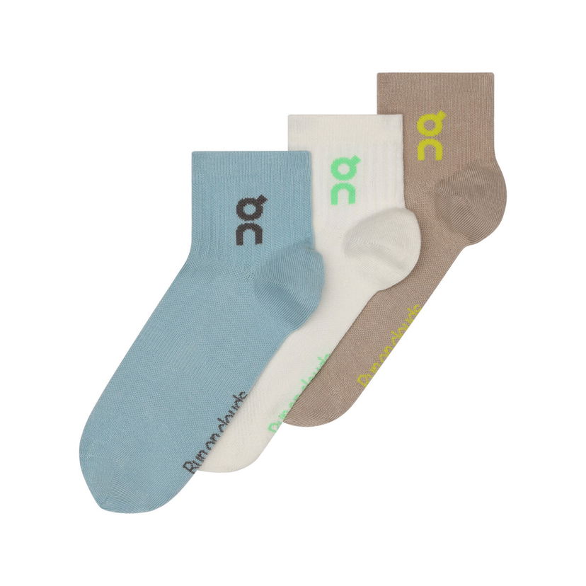 Чорапи On Running Logo Sock Mid 3-Pack Многоцветен | 2UF10523890