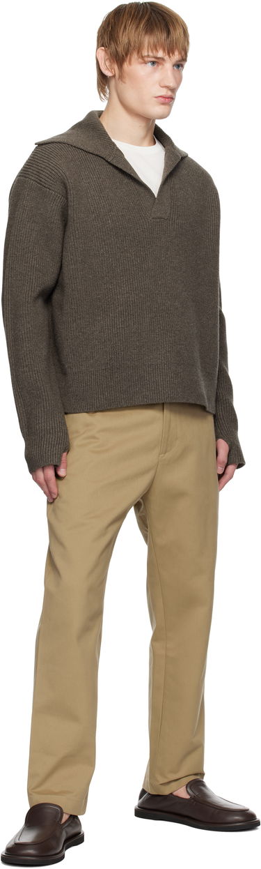 Панталони Studio Nicholson Studio Nicholson Bill Trousers Бежово | BILL SNM - 1337, 3
