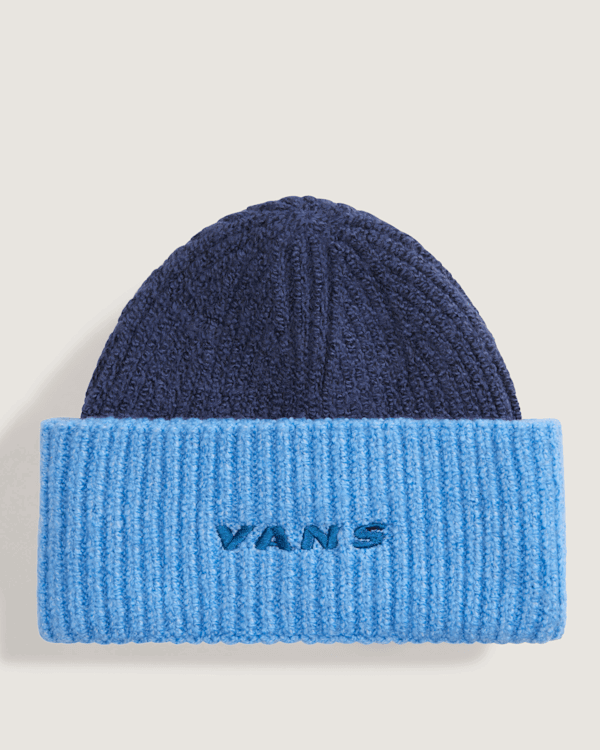 Шапка Vans Densmore Wide Cuff Beanie Синьо | VN000HSXENA, 0