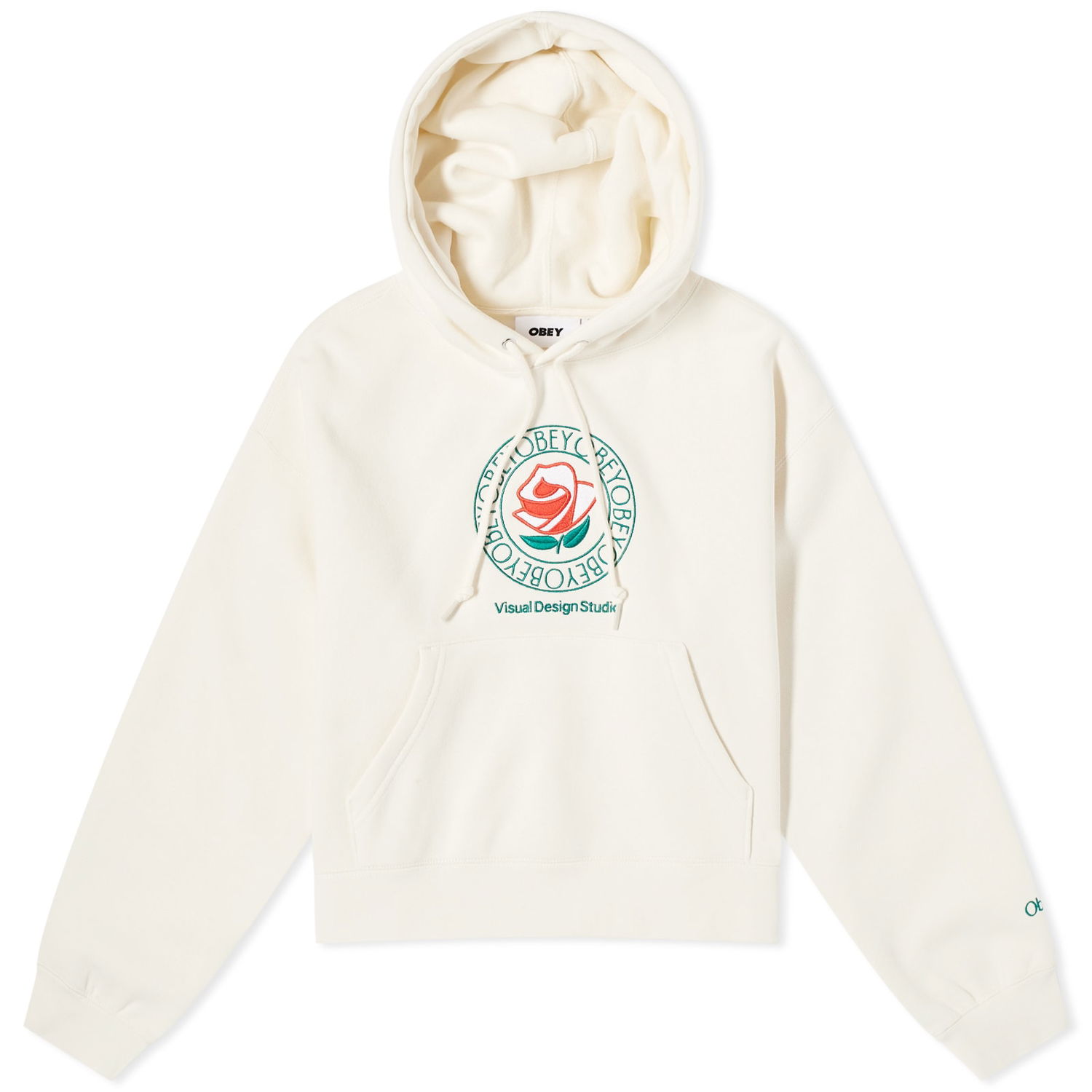 Суитчър OBEY Rose Hoodie Бежово | 211610138-UBL, 0