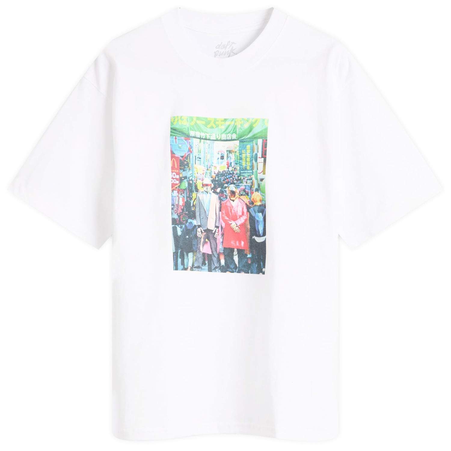 Тениска Pleasures Pleasures Harajuku Graphic T-Shirt, Size Small Бяло | P25DP018-WHT, 1