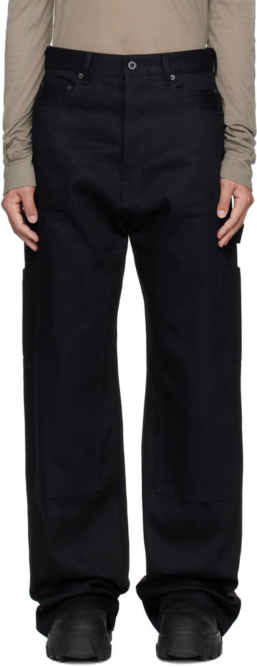 Дънки Rick Owens Rick Owens DRKSHDW Hollywood Double Knee Geth Cut Jeans Черно | DL01E6387 BLKJP, 0
