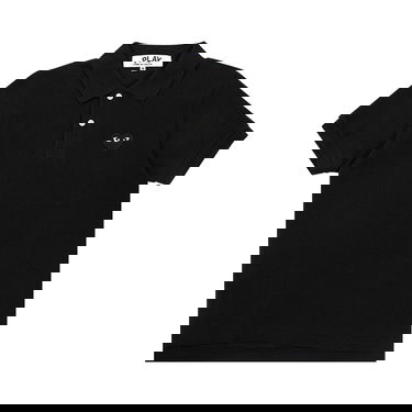 Поло тениска Comme des Garçons PLAY Black Emblem Polo Shirt Черно | AZ T065 051 1, 1