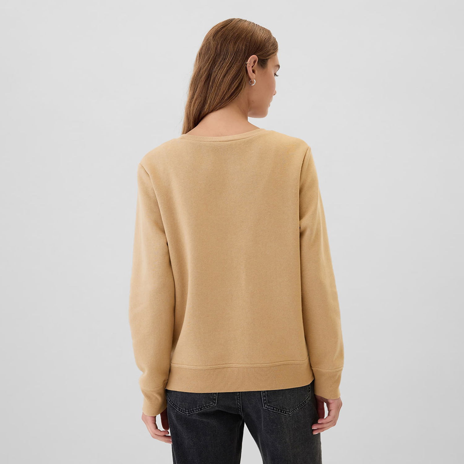 Суитчър GAP Sweatshirt Logo Sweatshirt Mojave S Бежово | 540907-07, 1