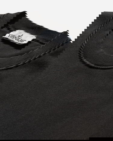 Суитчър Stone Island Organic Cotton Fleece Crewneck Sweatshirt Черно | L1S156100060S0051 V0029, 4