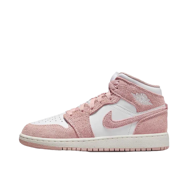 Air Jordan 1 Mid Pink Suede