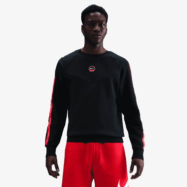 Суитчър Nike NSW Fleece Crewneck Sweatshirt Черно | IH4286-010, 1