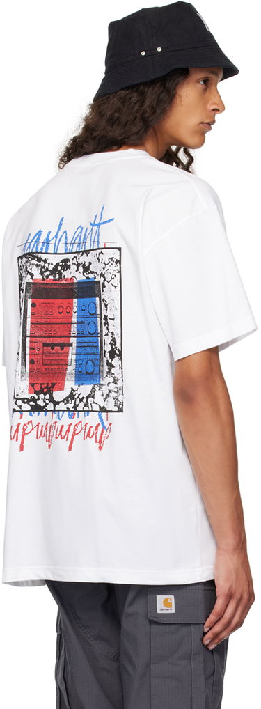 Тениска Carhartt WIP Stereo Logo Graphic T-Shirt Бяло | I033672, 2