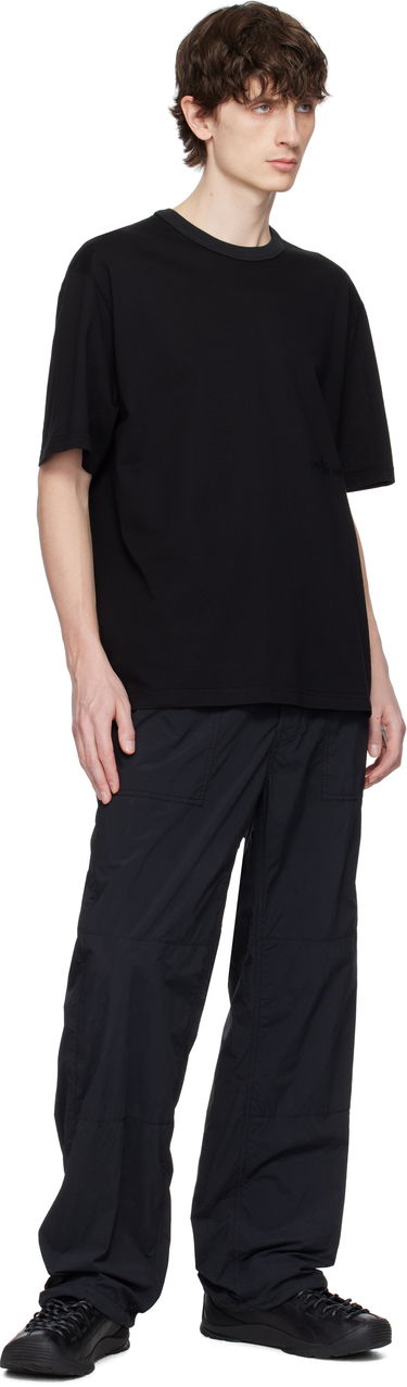 Тениска Stone Island Stone Island Textured Mercerized Cotton Jersey T-Shirt Черно | K1S15 2100038 S0175, 3
