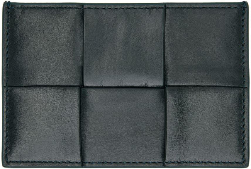 Портфейл Bottega Veneta Credit Card Holder Тъмно синьо | 690938 VCQ72, 0