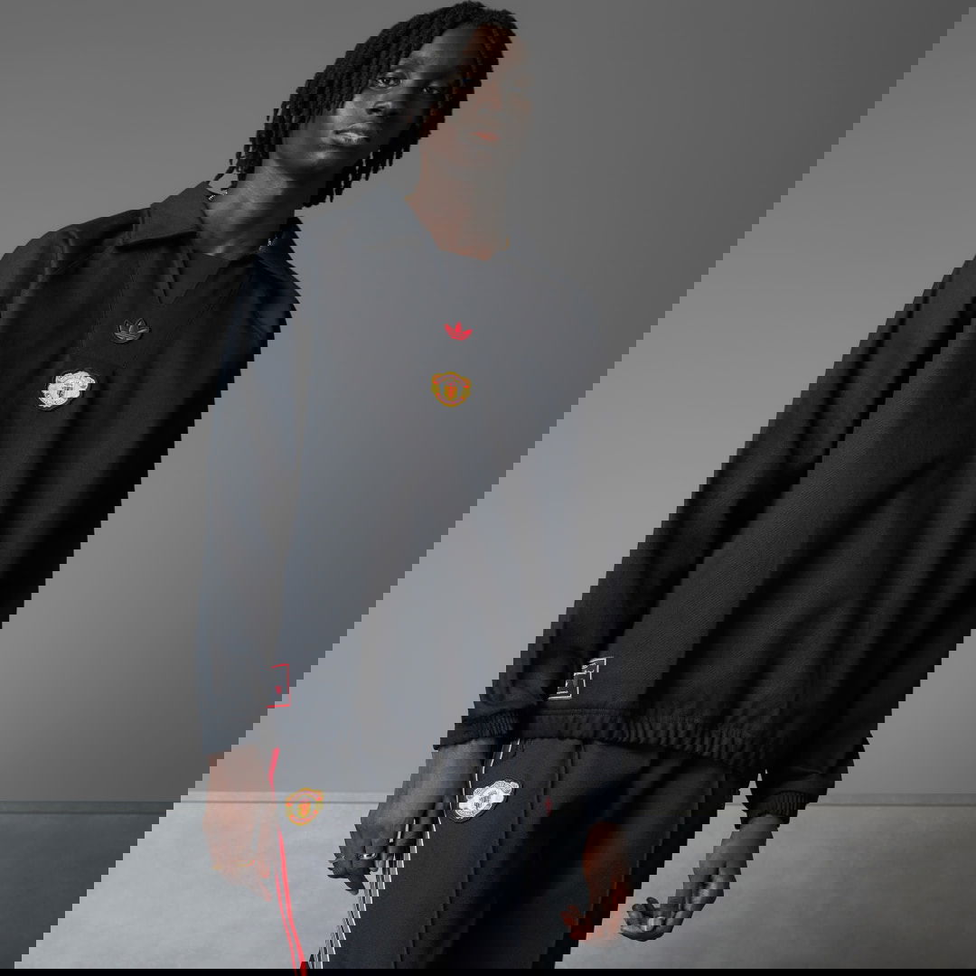 Пуловер adidas Performance Manchester United Terrace Icons Drill Top Черно | JW9359, 0