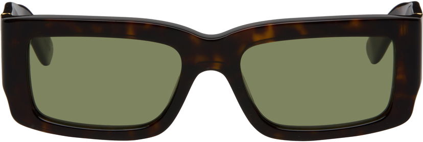 Слънчеви очила RETROSUPERFUTURE RETROSUPERFUTURE Notte Square Sunglasses Кафяво | 7IO