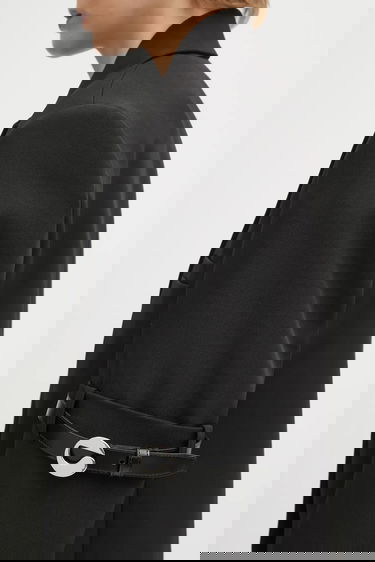 Яке Coperni Coperni Logo Belted Blazer Черно | COPV37F3004, 3