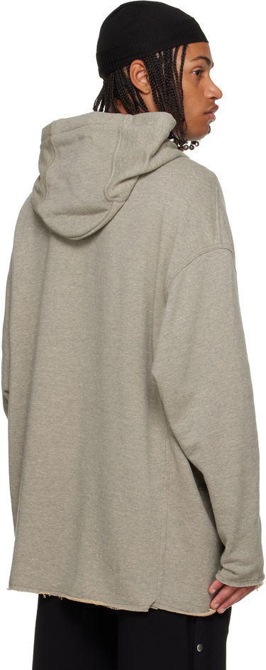 Суитчър Rick Owens Rick Owens DRKSHDW Concordians Peter Oversized Raw-Edge Pullover Hoodie Сиво | DU02E7280 FGM, 2