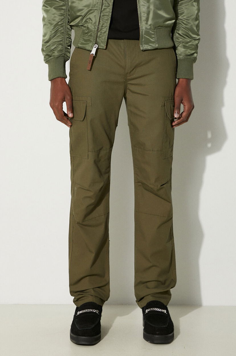 Карго панталони Dickies Cotton Straight Fit Cargo Pants with Knee Panels Зелено | DK0A4XDUMGR