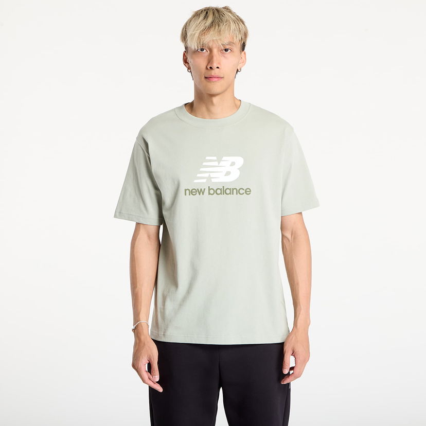 Тениска New Balance New Balance Athletics Logo T-Shirt Зелено | MT51500GAS