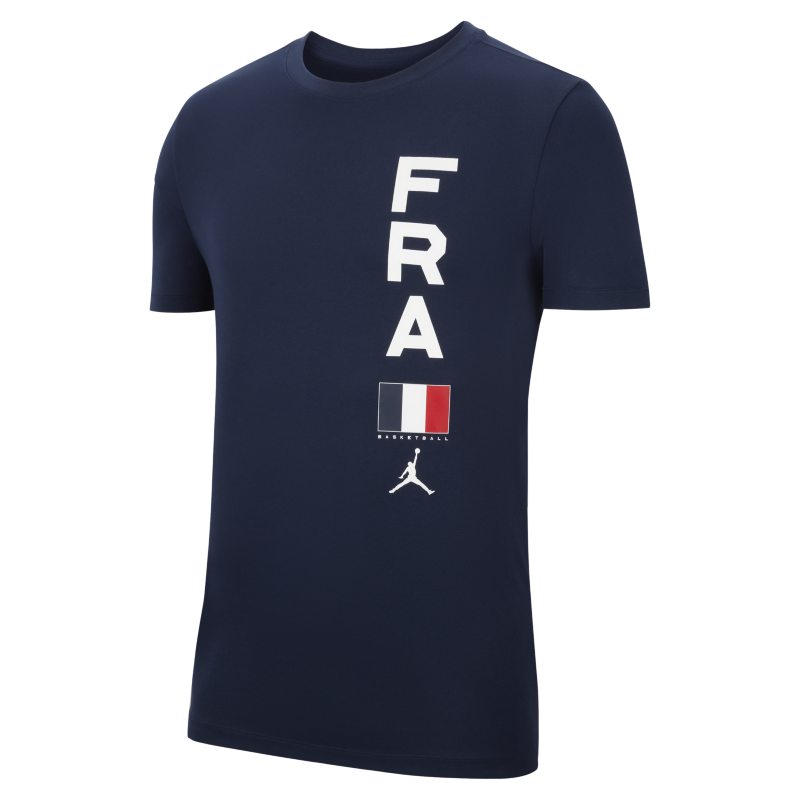 Тениска Nike France Jordan Dri-FIT Team Basketball T-Shirt Тъмно синьо | CT8791-419, 0