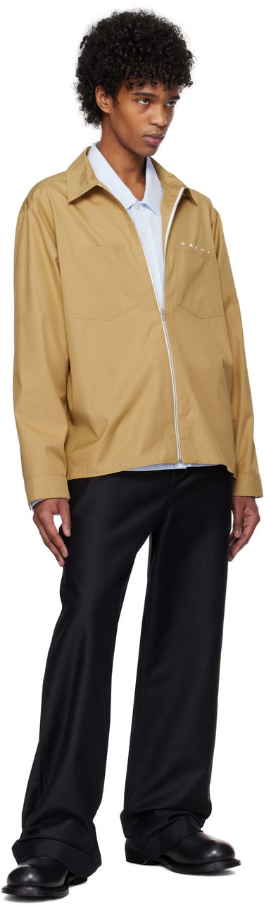 Риза Marni Zip Shirt Бяло | CUMU0297P0 USCT88, 3