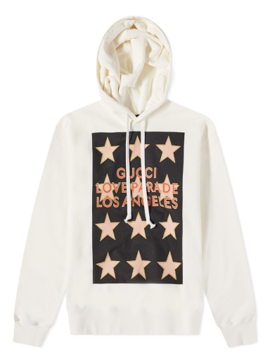 Суитчър Gucci Love Parade LA Popover Hoody Бежово | 646953-XJEQH-9275