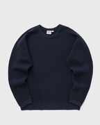Waffle Knit Crewneck Sweatshirt