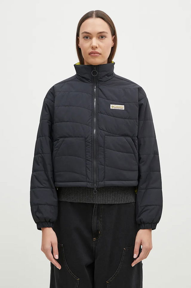Wallowa Insulated Oversize Cropped High-Neck Puffer Jacket