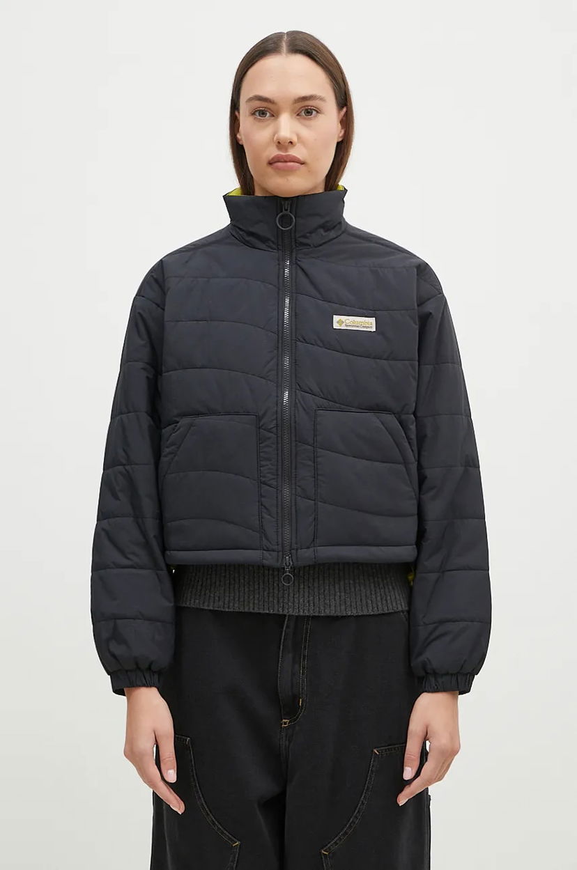 Пухо яке Columbia Wallowa Insulated Oversize Cropped High-Neck Puffer Jacket Черно | 2090751