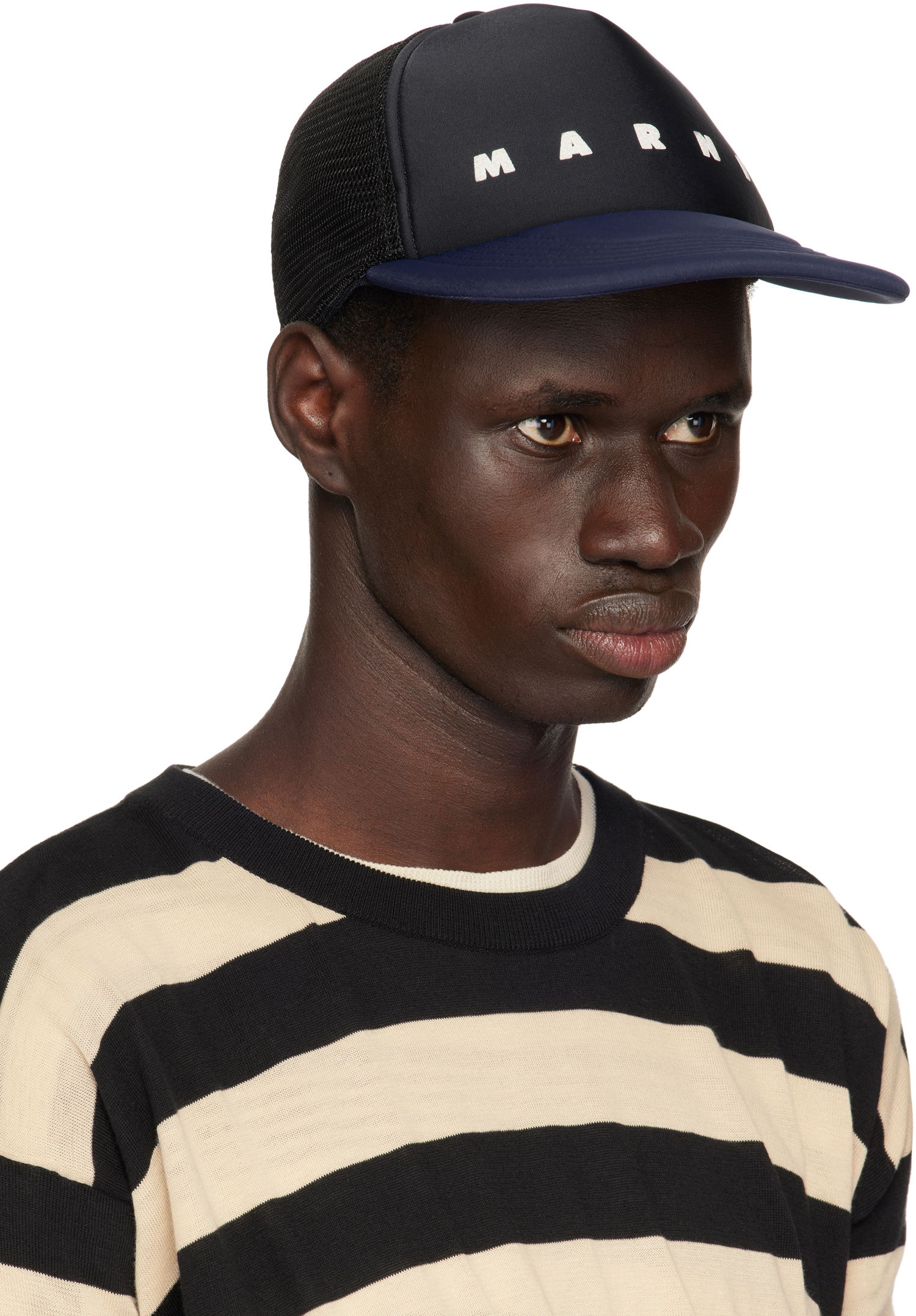 Шапка с козирка Marni Marni Logo Trucker Hat Черно | CLZC0141P1 UAN100, 1