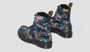 Кецове и обувки Dr. Martens 1460 Pascal Confetti Suede Lace Up Черно | DM27245001, 3