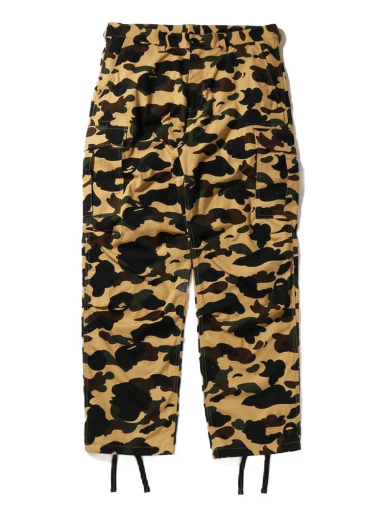 Карго панталони BAPE 1st Camo Cargo Pants Жълто | 1I30-152-019