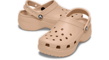Кецове и обувки Crocs Classic Platform Clogs Бежово | 206750-7AF, 1