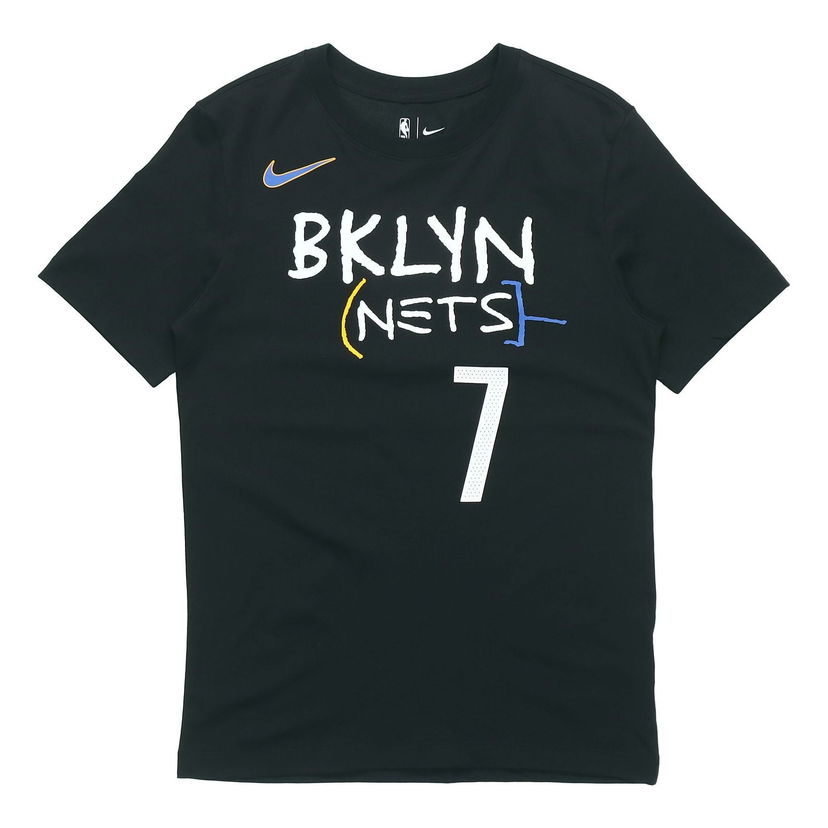 Фланелка Nike Brooklyn Nets Durant #7 Breathable T-Shirt Черно | CT9420-014