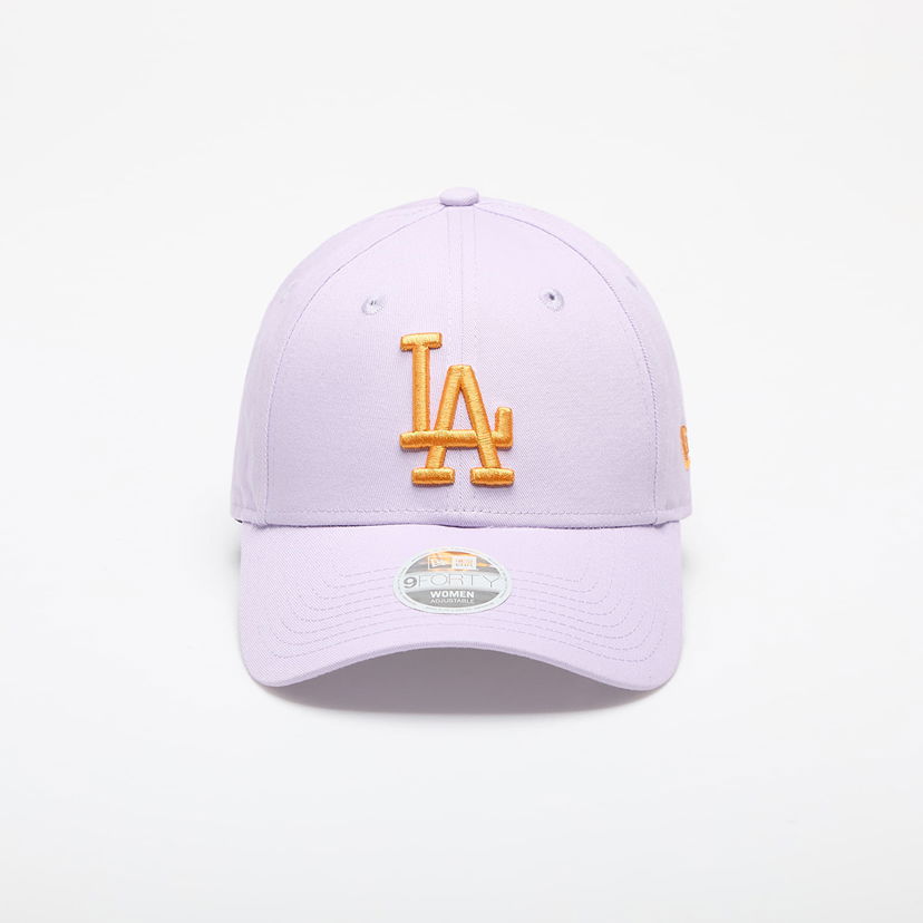 Шапка с козирка New Era MLB Los Angeles Dodgers League Essential 9FORTY Adjustable Cap Pastel Lilac/ Orange Glaze Universal Лилаво | 60565238