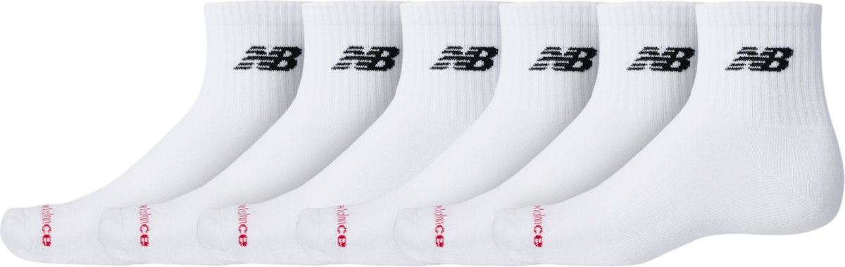 Чорапи New Balance Everyday Ankle 6 Pairs Бяло | las51306-wt, 0