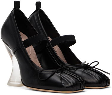 Кецове и обувки Simone Rocha Simone Rocha High Ballerina Heels Черно | HH4 0799, 3