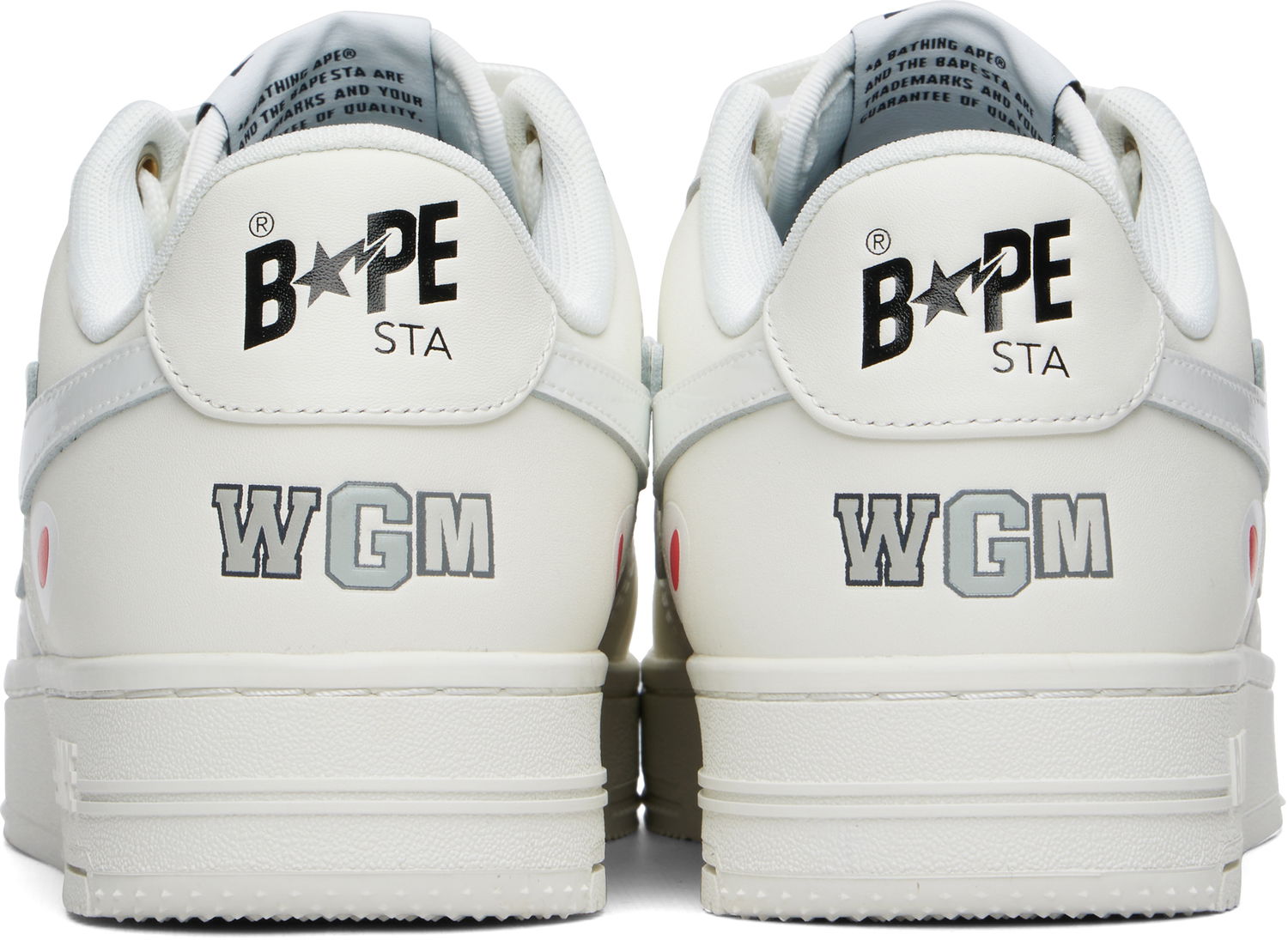 Кецове и обувки BAPE BAPE STA Shark #2 Бяло | 001FWL801302M, 1