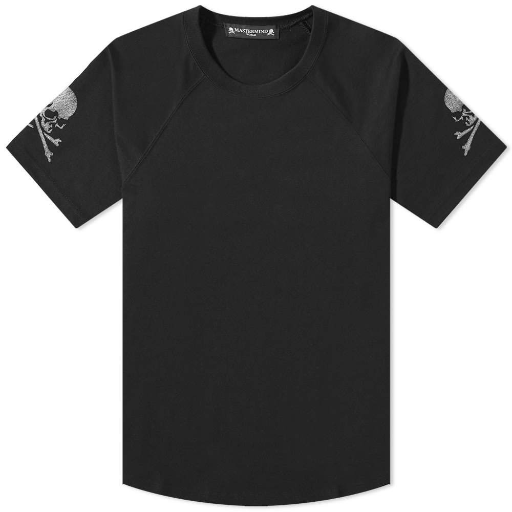 Тениска Mastermind WORLD Skull Sleeve Tee Черно | MW22S09-TS026-BLK, 0