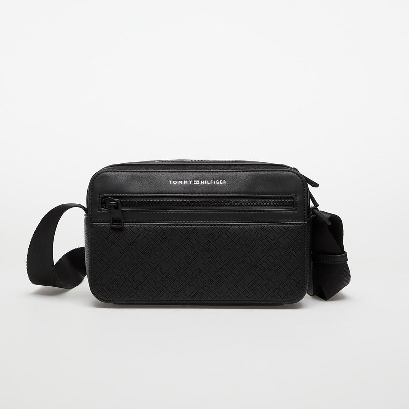 Чанта през рамо Tommy Hilfiger Tommy Hilfiger Monogram Reporter Bag Черно | AM0AM13837 BDS