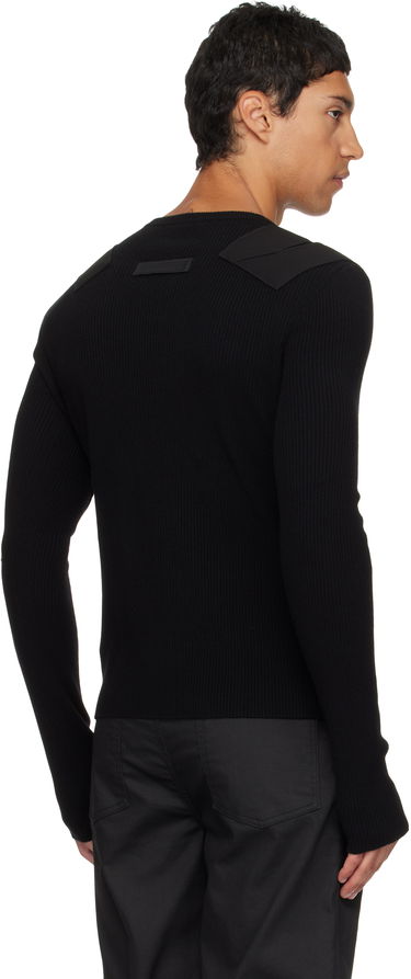 Пуловер HELIOT EMIL HELIOT EMIL Glare Knit Sweater Черно | AW25_M_07_080_BLK01, 2