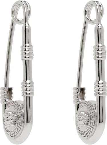 Обеци Versace Safety Pin Earrings Бежово | 1004827_1A00620, 1