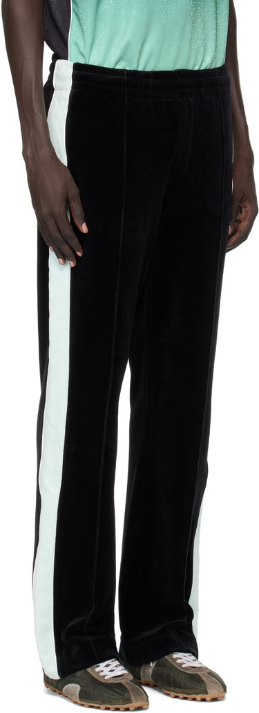 Спортни панталони Casablanca Casablanca Velour Track Pants Черно | MPF25-JTR-281-01, 1