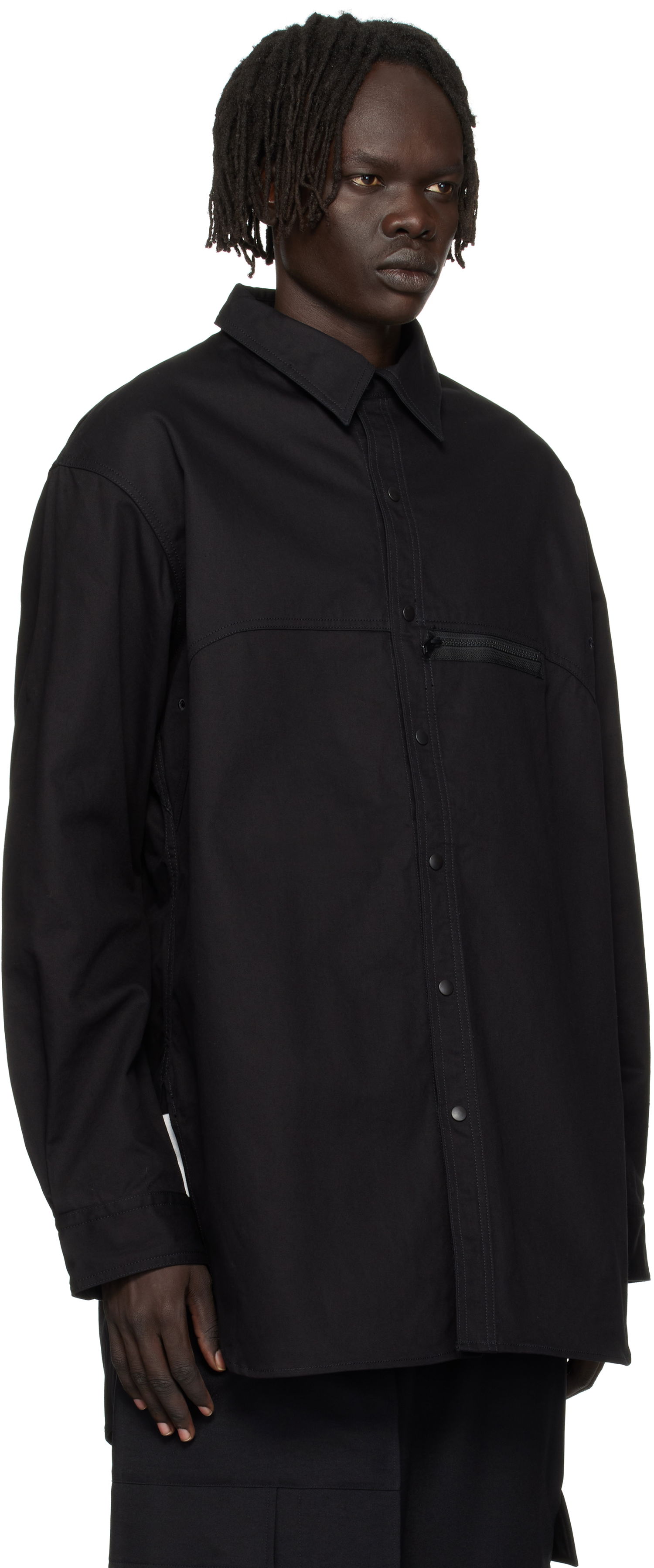 Риза Y-3 Y-3 UT Twill Overshirt Черно | JW4620, 1